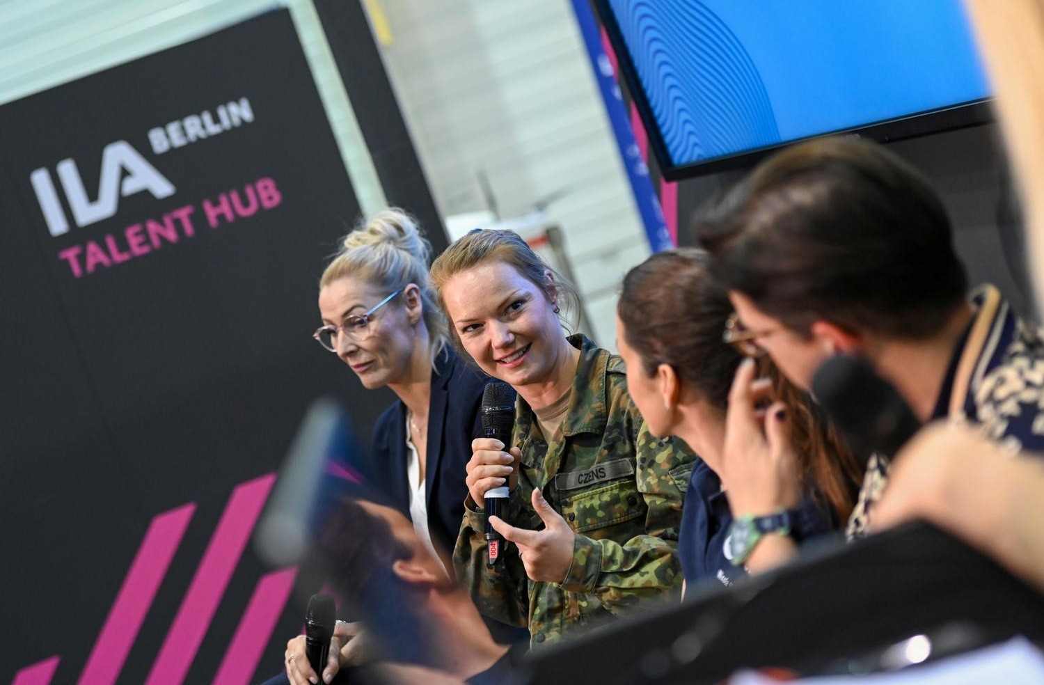 Women in Aerospace panel at ILA Berlin