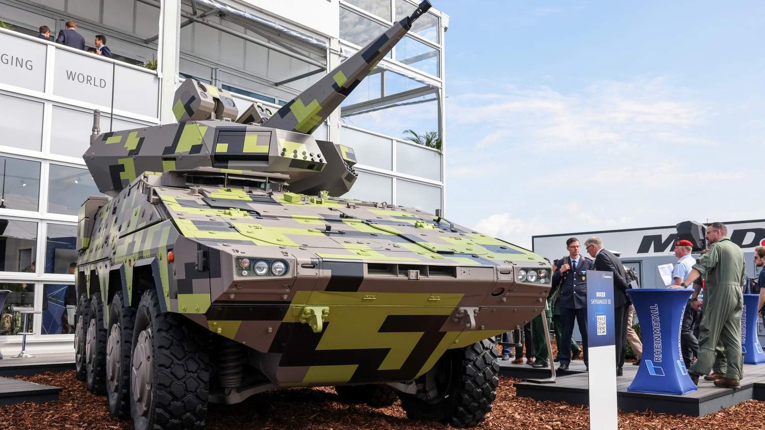 Boxer Skyranger im ILA Berlin Defence Park