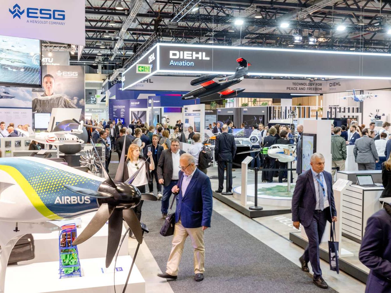 Hallenübersicht auf der ILA Berlin