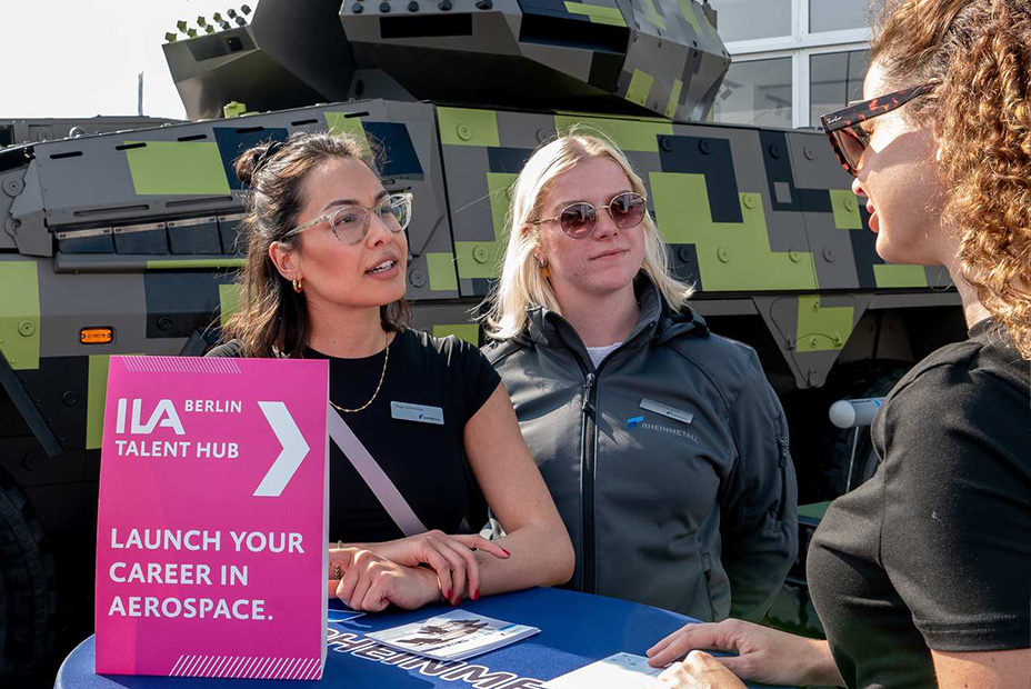 Talent Hub Stage with audience